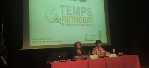 Presentació Informe Projecte 'Temps retrobat' a la Biblioteca Francesca Bonnemaison