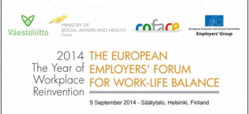 Participamos en Helsinki en el “European Employer’s Forum for Work-Life Balance”