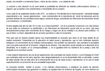 Dia internacional de l'Anticoncepció 2017