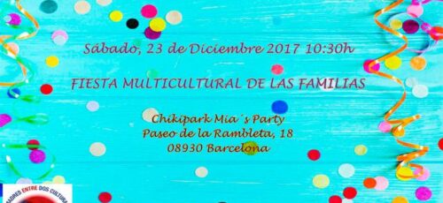 Festa Multicultural de les Famílies. Dissabte 23 de Desembre 2017