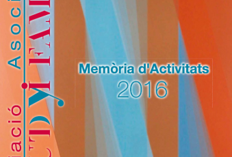 Propera publicació de la memòria d'activitats 2016 de l'Associació Salut i Família
