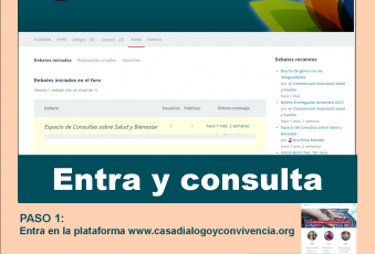 Nuevo consultorio de la Dra. Elvira Méndez en la Plataforma la Casa del Diálogo y la convivencia