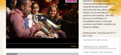 Salida al Auditorio - Conciertos en Familia